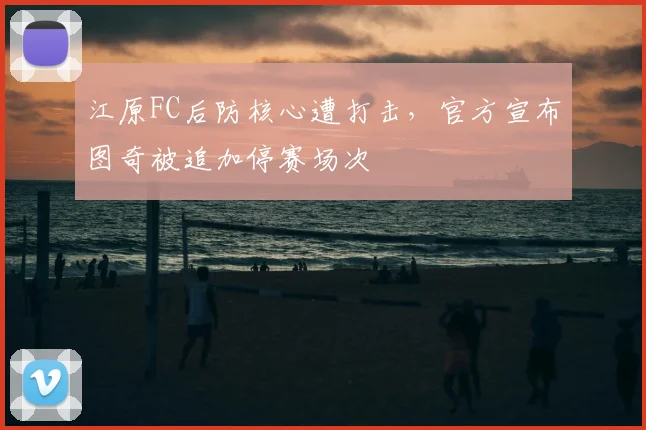 江原FC后防核心遭打击,官方宣布图奇被追加停赛场次
